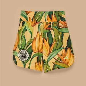 Farm Rio x Adidas Birds Of Paradise Semi Spark Short Size XS NWT